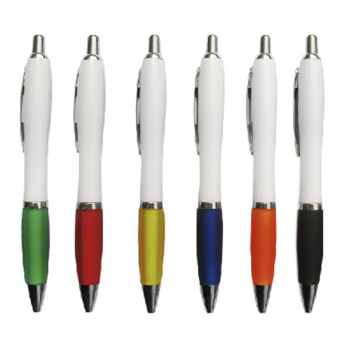 5082-5087.-Lapicero-plastico-retractil-de-color-blanco-solido-con-goma-antidezlizante.jpg Lapicero plástico retráctil de color blanco sólido con goma antideslizante - Imagen 1