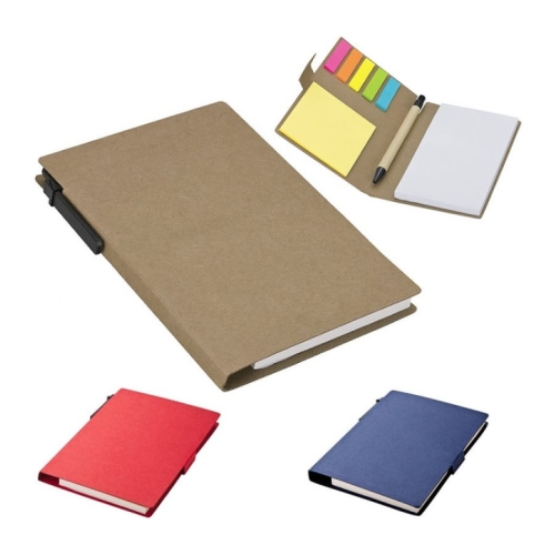 5763-5765.-Libreta-ecologica-con-50-hojas-con-6-tacos-post-it-mas-lapicero.-Medida-15-x-10-cm.jpg Libreta ecológica con 50 hojas con 6 tacos post-it mas lapicero. Medida 15 x 10 cm - Imagen 1