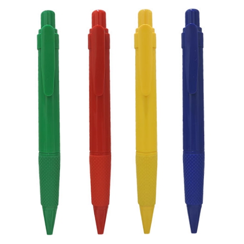 6744-6750.-Lapicero-plastico-retractil-de-color-entero-con-goma-antideslizante.jpg Lapicero plástico retráctil de color entero con goma antideslizante - Imagen 1