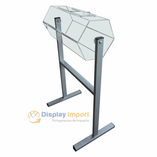 ANFORA-ACRLICA-CON-BASE.jpg Anfora Acrílica Hexagonal con Base de Fierro - Imagen 1