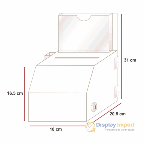 BUZON-DE-SUGERENCIA.jpg Buzón de Sugerencias de Acrílico y Bolsillo A5 - Imagen 1