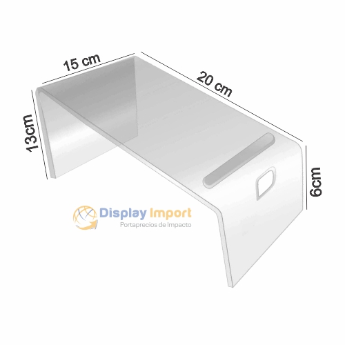 EXHIBIDOR-DE-CALZADO.jpg Exhibidor Acrílico para Calzado con Base Inclinada - Imagen 1