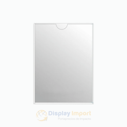 Porta-afiche-A6-PARA-PARED.webp Porta afiche Acrílico A6 con cinta doble contacto Para Pared - Imagen 1