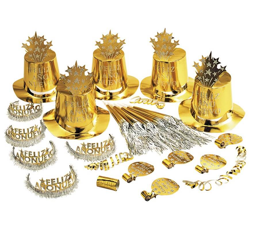 kit-cotillon-feliz-ano-nuevo-dorado-para-10-personas-132195.jpg Cotillón Feliz Año Nuevo Dorado - Imagen 1