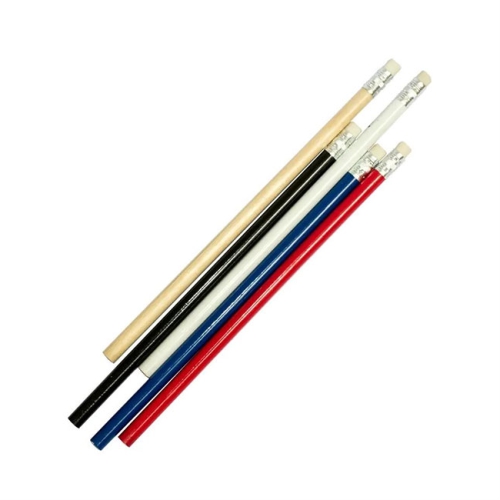 lapices-ecologicos-1.jpg Lapíz ecológico sin tajar color entero con borrador - Imagen 1