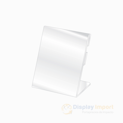 porta-afiche-a7-1.webp Porta Afiche acrílico Formato A7 En Forma L Inclinada - Imagen 1